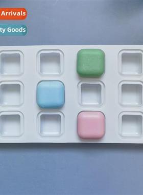 Silice 12 Cnectis Square Pillow Chocolate Cake Jelly Pudding