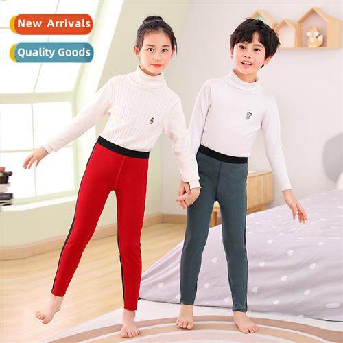23 new childrens Korean plate bottoming warm pants in small