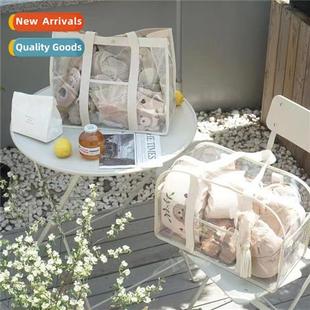 ins Korea beach bag transparent PVC waterpro bag travel larg