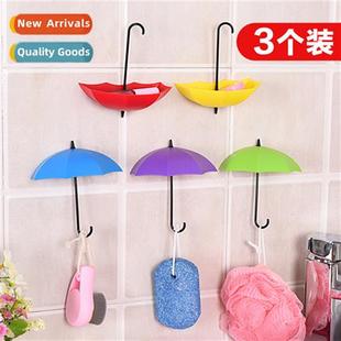 pack mark small free nail hooks sticky umbrella Creative
