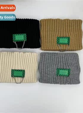 Tessellated chain kn band fall and winter warm ear protecti