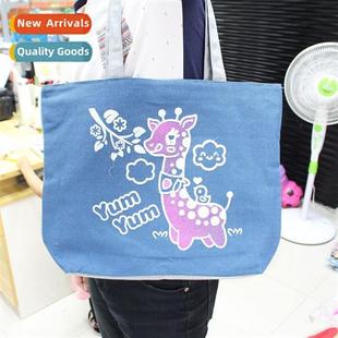 carto large womens tide shoulde hbag bag Mixed canvas