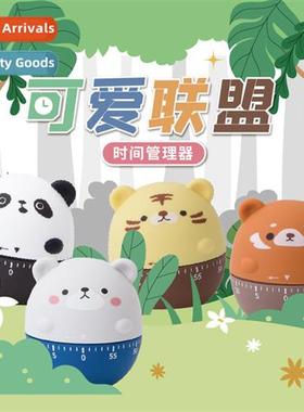 Carto Cute Uni Mechanical Rewind Timer Student Kids -Regulat