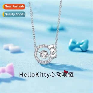 necklace female light bow luxury simple spir new Sanrio 2022