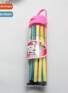 School supplies 24 colors carto bucket painting watercolor p