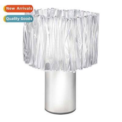 New Designer Italian PVC Pleated Table Lamp Italian Minimali