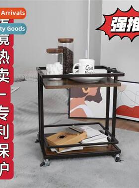 Home trolley storage shelves modern simple light luxury mult