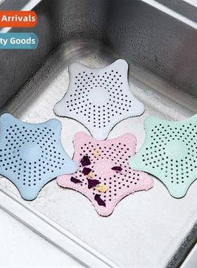 Starfish Floor Drain Hair Strainer Sink Hair Anti Clogging A