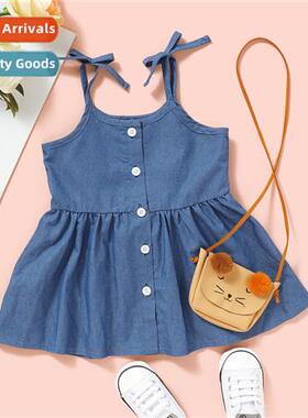 Girls spring  autumn  2020 new n sleeveless suspenders in sm