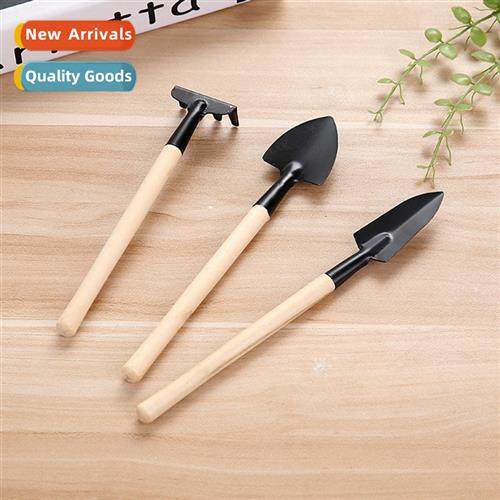 Gardening tools three sets  mini garden small shovel/rake/sp