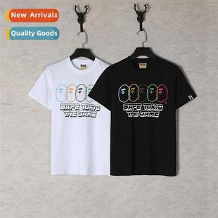 head five carto tide printing ape colorful Japanese rings