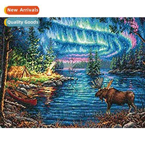 Living room hmade simple full embroidery thread embroidery d