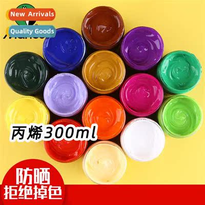 Acrylic paint 300ml large bottle quartz s texture painting p