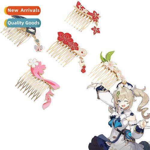 New alloy anime original God hair comb set game natural top