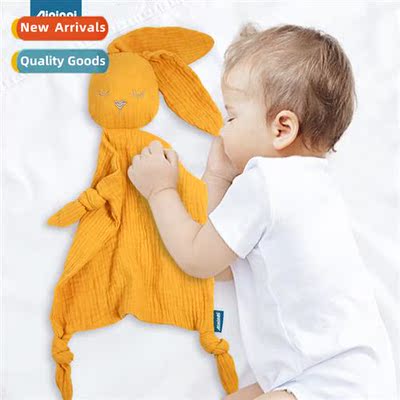 New cott gauze soothing towel double gauze baby rabb square
