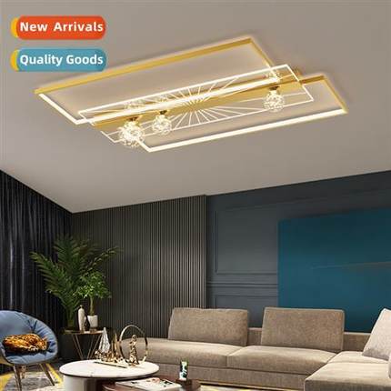 All copper modern simple atmosphere light luxury ceiling led