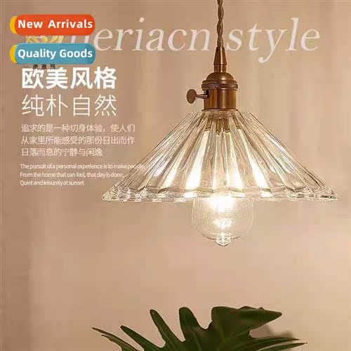 Scinavian simple copper single head creative chelier restaur