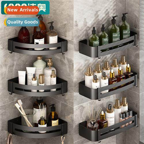 No-hole bathroom triangle shelf bathroom space aluminum sink
