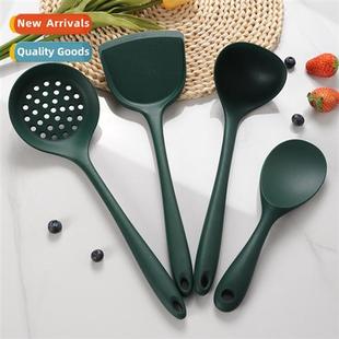stick dark home spatula set silice Silice green