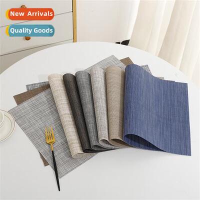 Western food placemats mats PVC insulated table mats washabl