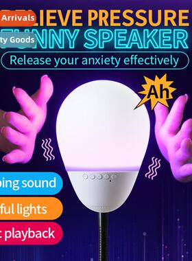 Colorful Lights Slap T6 Creative Bluetooth Speaker will soun