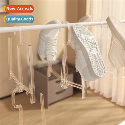 Transparent drying shoe rack balcy drying shoes windpro hook