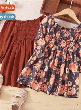 Girls in fashi spring  fall  2022 new childrens lg-sleeved f