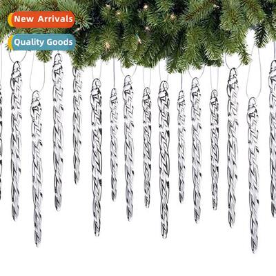 New Christmas e decoratis hanging high translucent acrylic c