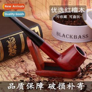 New style mahogany classic solid wood pipe salwood portable