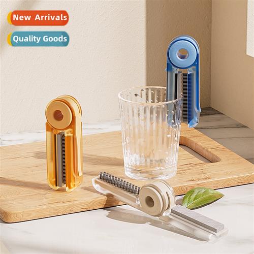 4-in-1 Cup Brush Rotatable Folding Lid Brush Multifunctial C