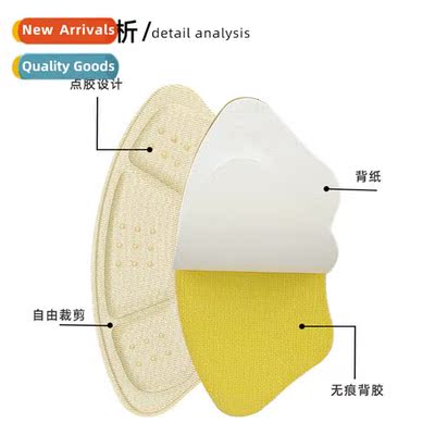 Adhesive anti-slip particles heel stickers high heels st reb