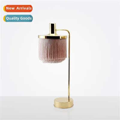 FringeCream Postmodern Creative Designer Pink Tassel Living