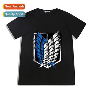 Attack Print Summer Shirt New 2022 Tan