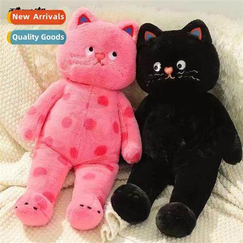 Ins wind cat doll doll plush toys polka dot cat home bed cus
