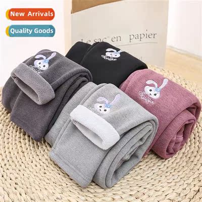 Childrens fall and winter padded bottoms girls new embroider