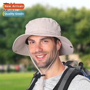 Mens sun hat outdoor hiking fisherman hat summer windpro bre