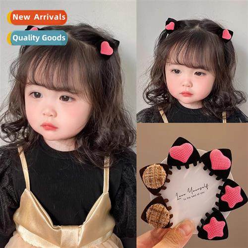 2023 new girls and children bangs clip broken  clips  clips