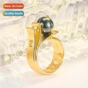 Tahian Pearl Luxury Zircia Light Imati Womens Diamd Ring