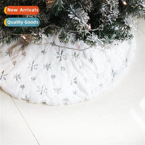 78/90/120cm whe wool round embroidered Christmas e skirt gol