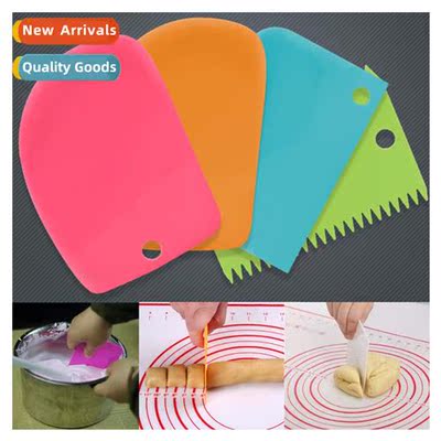 Colourful Spatula 3pcs Cream Cake Spatula Cutting Knife DIY