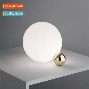 Living Bedside Creative Art Postmodern Lamp Room Glass Table