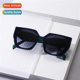 2101 persalized color clash diamd leg sunglasses women Y2K m