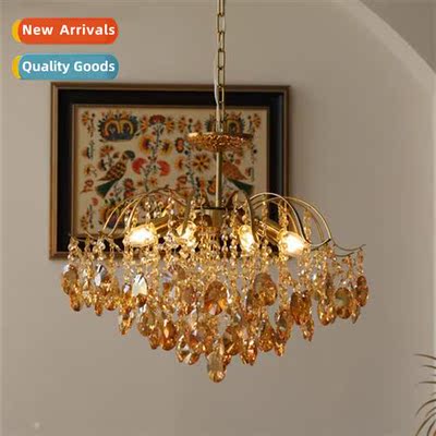 French light luxury romantic living room lamp bedroom study