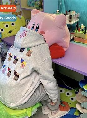 Pink carto nap head cover fice nap gods students sleep pillo