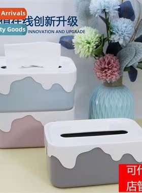 Desktop tissue box paper box living room household cute napk