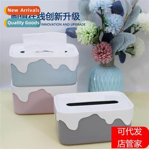 Desktop tissue box paper box living room household cute napk