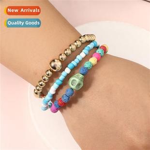 States new beads and bracel rice Uned skull Europe colorful