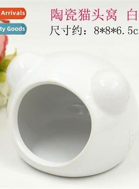 Hamster Ceramic Nest Golden Bear Hiding House Summer Cooling