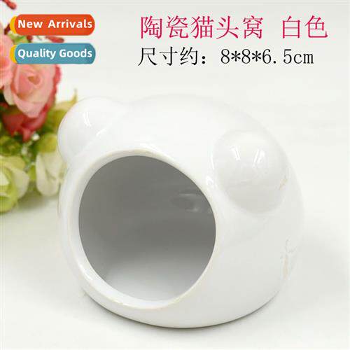 Hamster Ceramic Nest Golden Bear Hiding House Summer Cooling