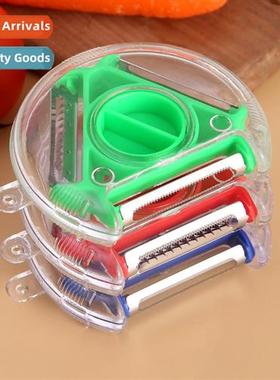 3-in-1 Paring Knife Peeling Apple Fru Grater Kchen Peeler Pe